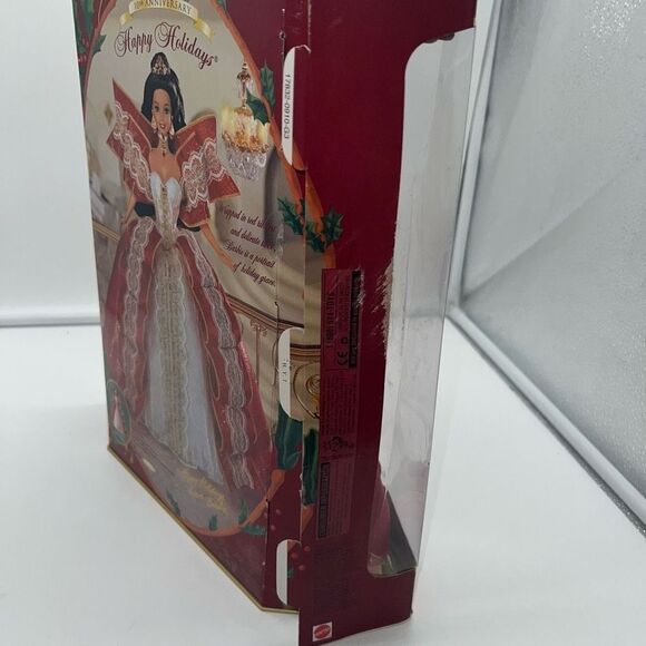 Mattel Barbie 1997 Happy Holidays Barbie, Damaged Box .. otherwise BRAND NEW - Picture 4 of 7